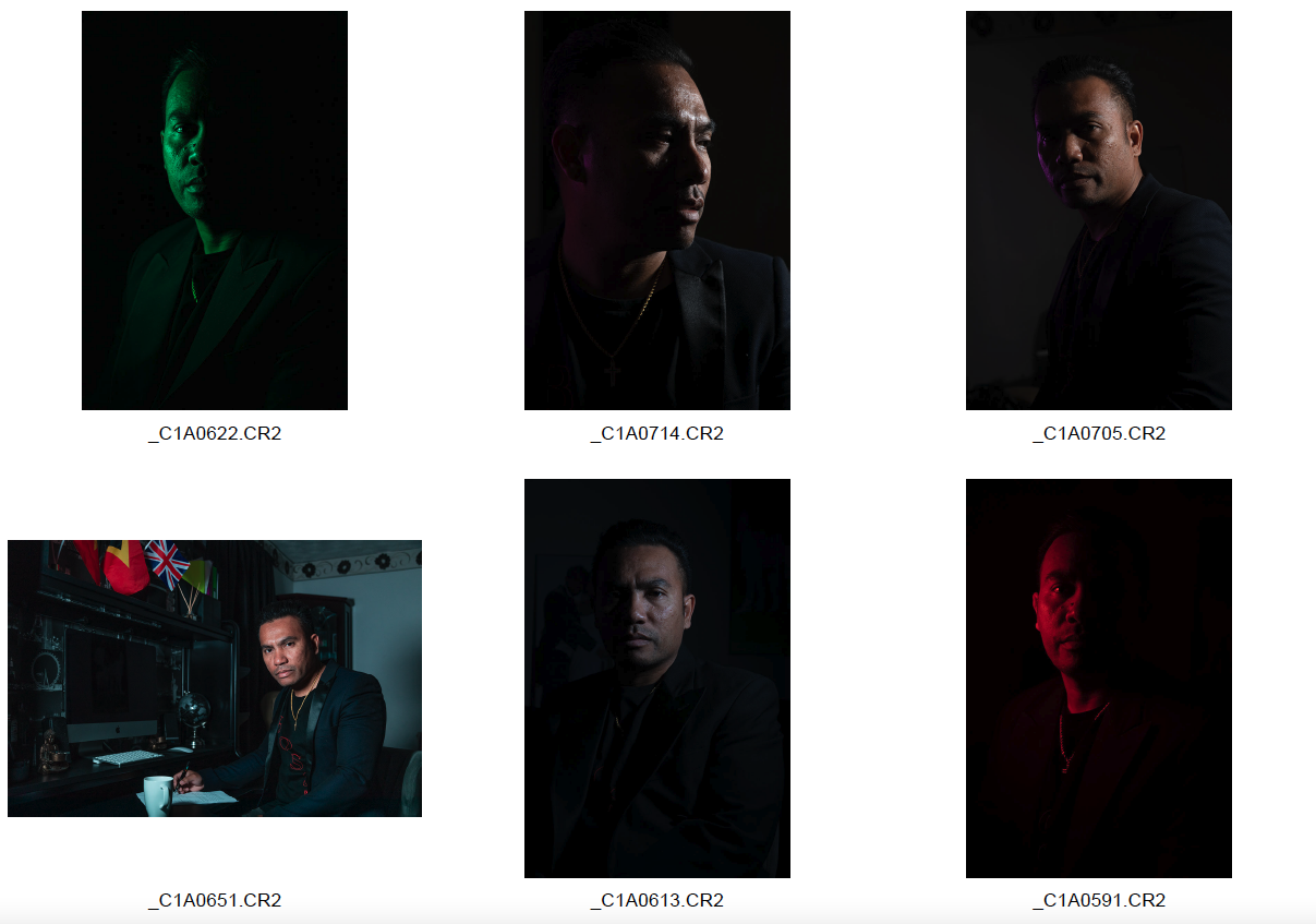 6 images 1st shoot contact sheet