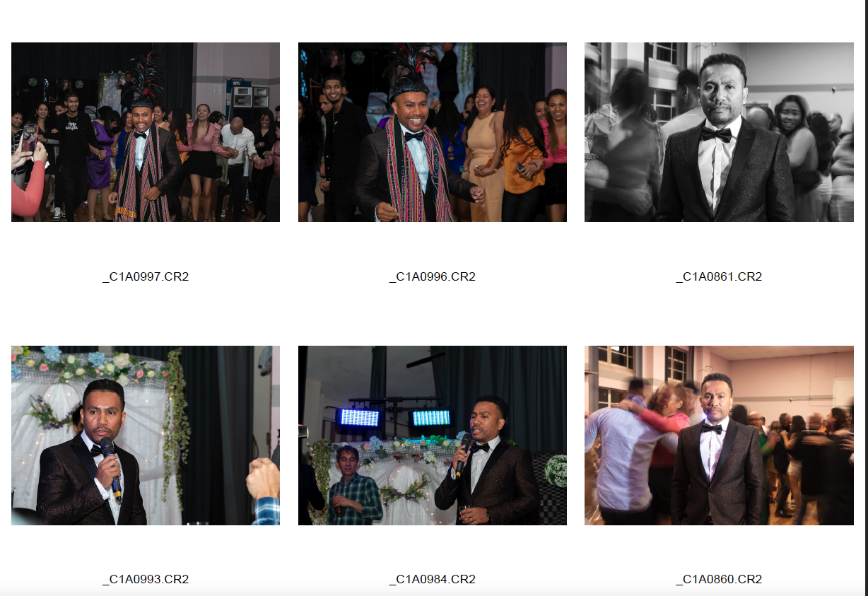 6 images contact sheet 5th Shoot